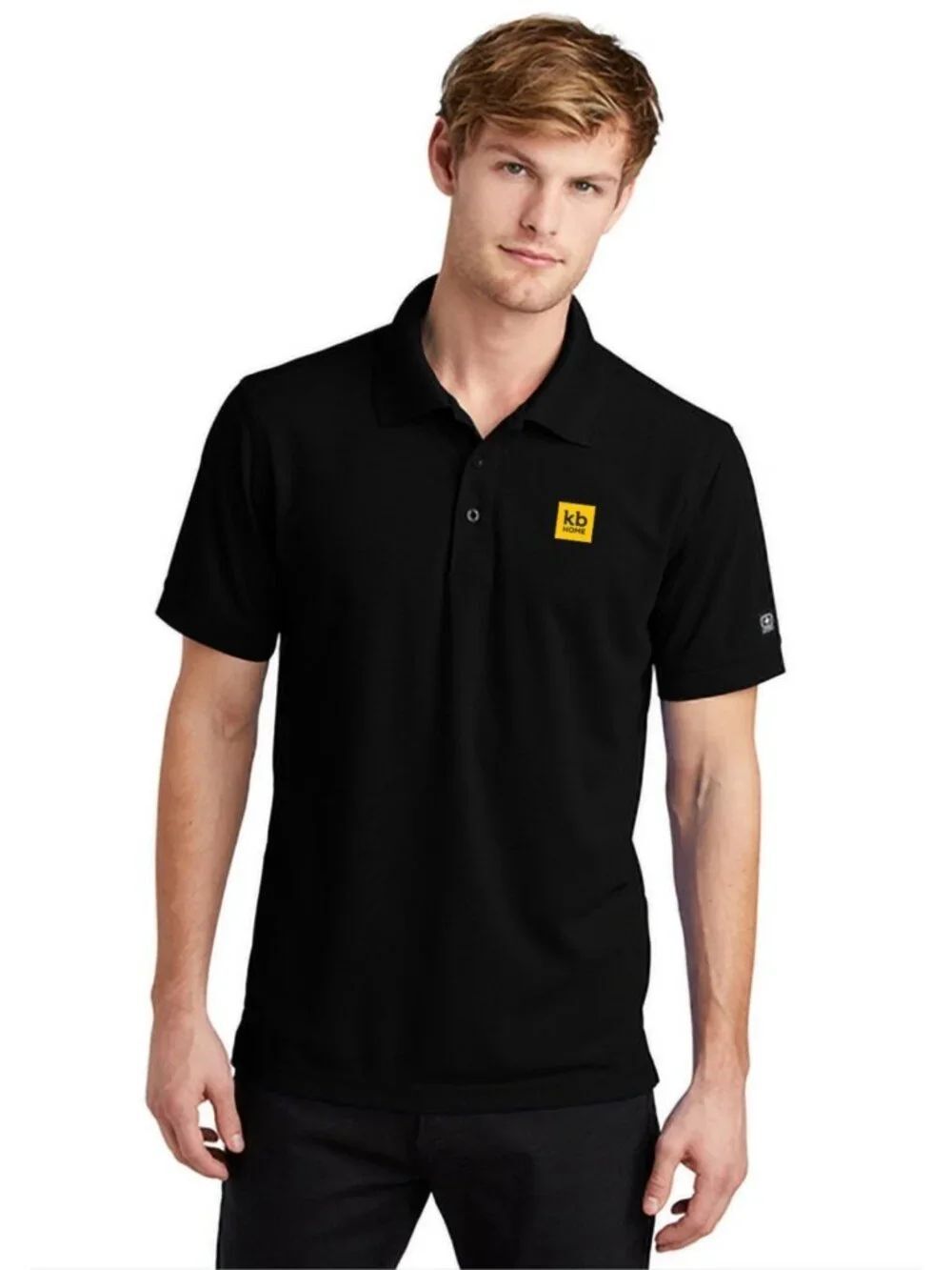 ogio kb home black mens polo Short Sleeve Xl